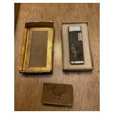 JJJ butane Lighter & Vulcan Match Box