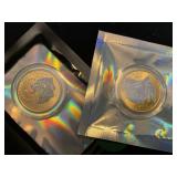 U.S. 2002 State Quarter Hologram Indiana & Ohio