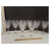 Silver Rimmed Wine Glasses 8