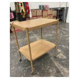 Vintage Rolling Metal Cart H 30' W 24ï¿½ D 17ï¿½