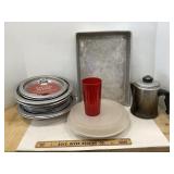 Range Burner Drip Pans, Microwaveware & More