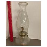 Clear Glass Oil Lamp