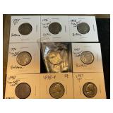 U.S. Assorted Nickel Coins (9)
