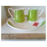 Syracuse China Syralite Creamers & Underplate