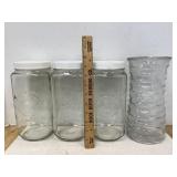 Golden Harvest Canisters & Vase