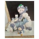 Snowman Holiday Resin Figurine