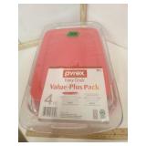PYREX Easy Grab 4 pc Value Plus Pack 3qt  2qt
