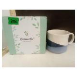 Bosmarlin Stoneware Coffee Mug 12 oz in box