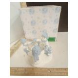 Snowman Friends  Votive Candle Holder in Box