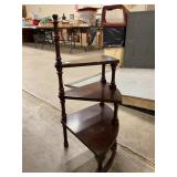 Regency Style Oak Library Steps Plant Stand