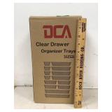 Clear Drawer Organizer Trays NIB