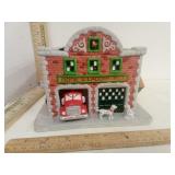 Partylite  Hook & Ladder Ceramic  Village Building