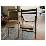 Folding Wooden Chairs 2
