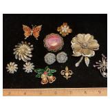 Brooches & Earrings Make It Pretty