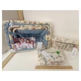 LUG Nesting Totes 3, Hummingbird Print Zippered