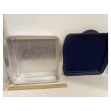 DoughMakers Textured Aluminum Square Lidded