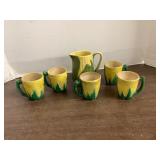 Swawnee Ware Pitcher & Cups