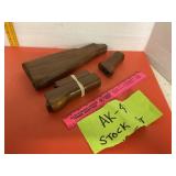 AK 47 Wooden Gun Stock Set