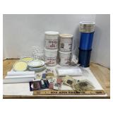 Cross Stitch Mug & Cooler, Ribbon & More