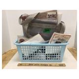 Basket of Cross Stich Goodies