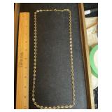 Trifari Gold Tone Chain Necklace