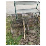 Wrought Iron Patio Chairs Grape Decor 4