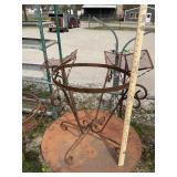 Wrought Iron Patio Table No Top