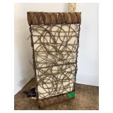 Rattan Style Accent Lamp