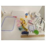 Craft Organizer Boxes, Ribbon & Sewing Supplies