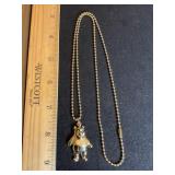 Disney Articulated Winnie The Pooh Bear Necklace