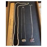 Avon Necklaces & Faux Pearl Necklace