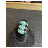 Sterling Marked & Turquoise Ring