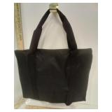 Fashion Bug Black Zippered Tote