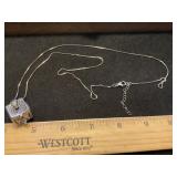 925 Marked Pill Box Elephant & 925 Chain