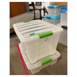 Iris Storage Totes 2 Locking Lids