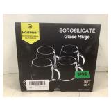 Paisener Borosilicate Glass Mugs NIB