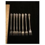 Rogers & Sheffield Pickle Forks 6 & 1
