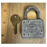 Vintage Master Lock 77 & Key Functions
