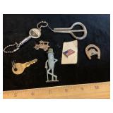 Planterï¿½s Mr P Whistle Jaw Harp Promo Key Chain &
