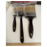 GOOD All Purpose Polyester 3 PC  Paint Brush Se