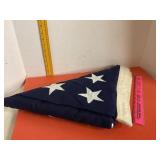 Folded American Flag