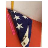 Folded American Flag