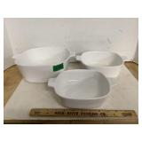 Corning Ware Unmarked Casseroles