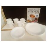 Corelle Bread Plates 6, Dinner Plates 5 Cups 5 &