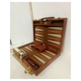 Bown Leatherette Briefcase Style Backgammon Set