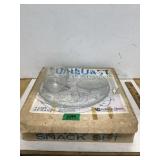 Indiana Glass Sunburst Snack Set