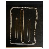 Look Mom Lots Of Chain Necklaces