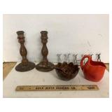 Candlesticks, Pottery & More