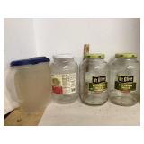Pickle Jars & Pitcher