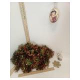 Red & Green Garland, Betty Boop & more Ornaments